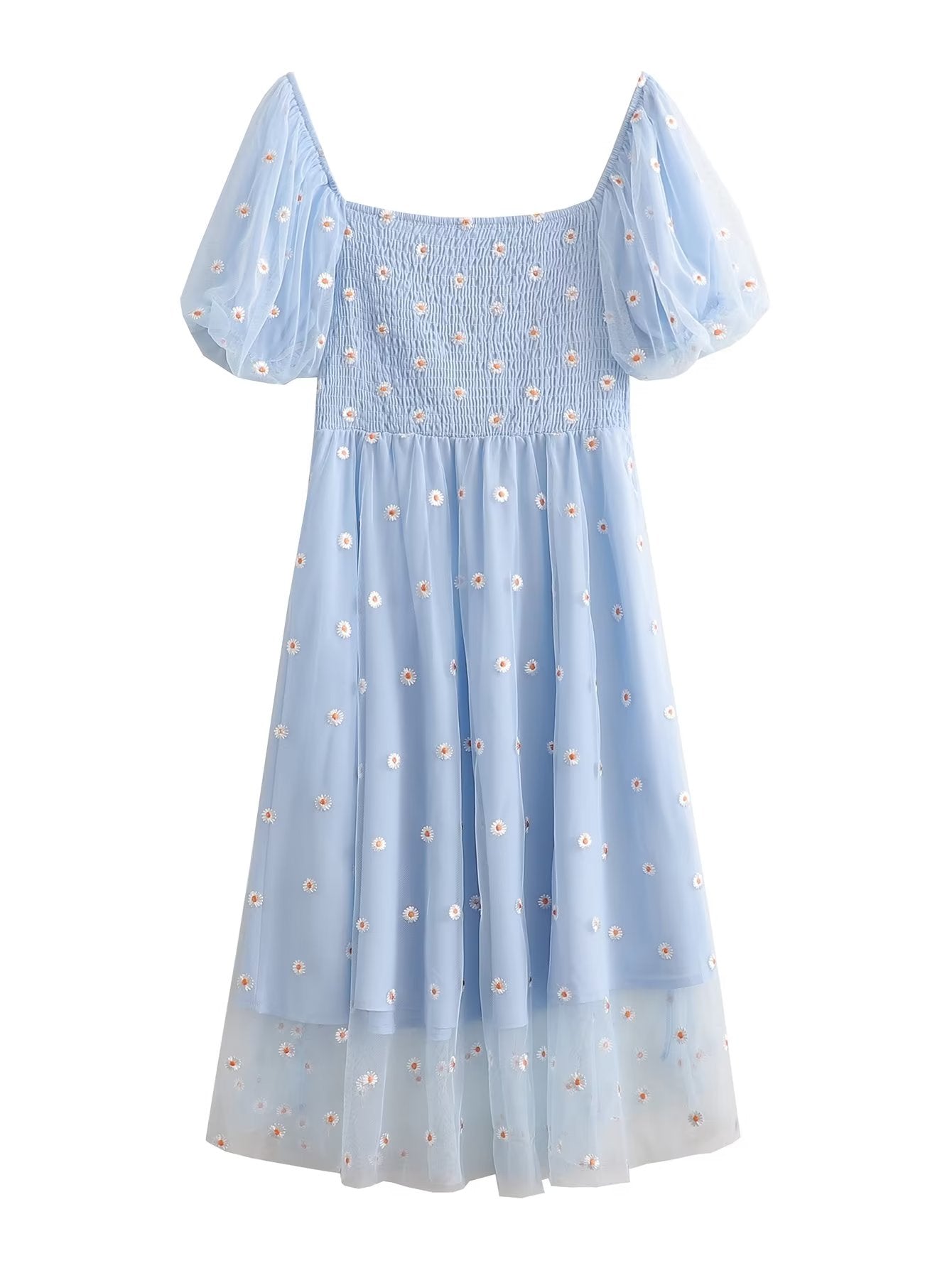 Robe Midi Polka Femme Noire Ample Taille Haute pour le Bureau