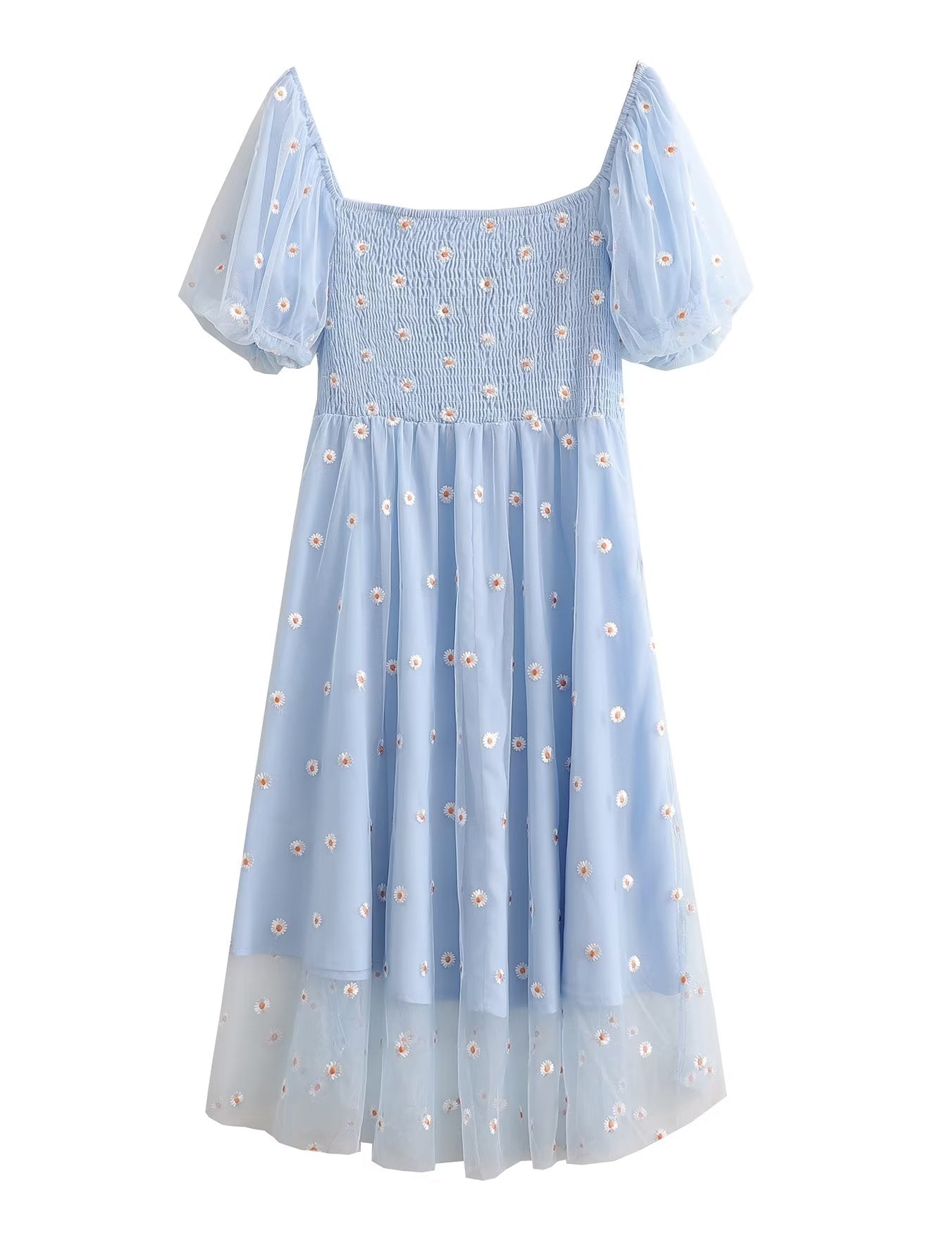 Robe Midi Polka Femme Noire Ample Taille Haute pour le Bureau