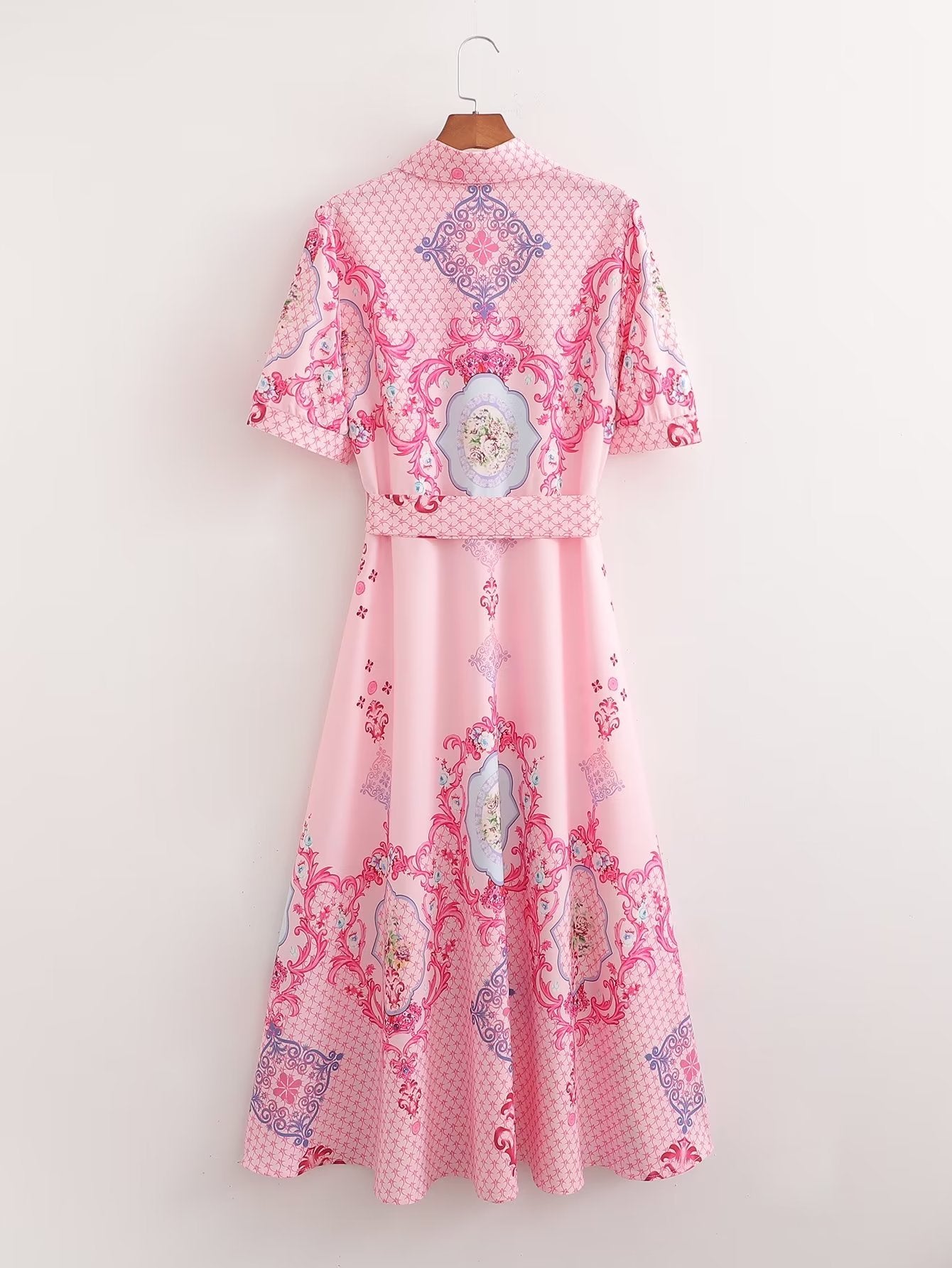 Robe longue imprimée Ra ample et décontractée pour femme