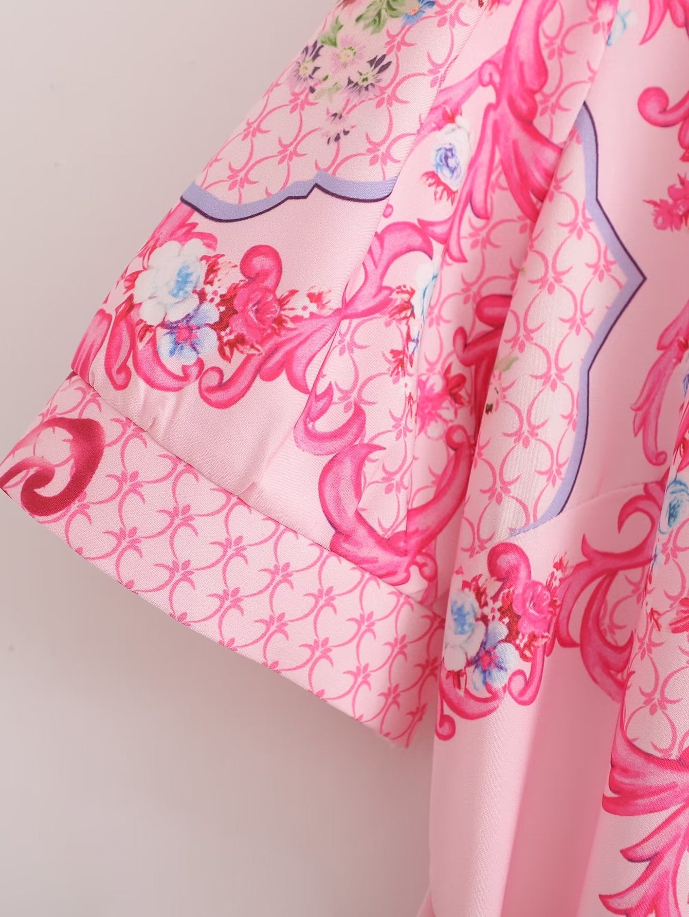 Robe longue imprimée Ra ample et décontractée pour femme