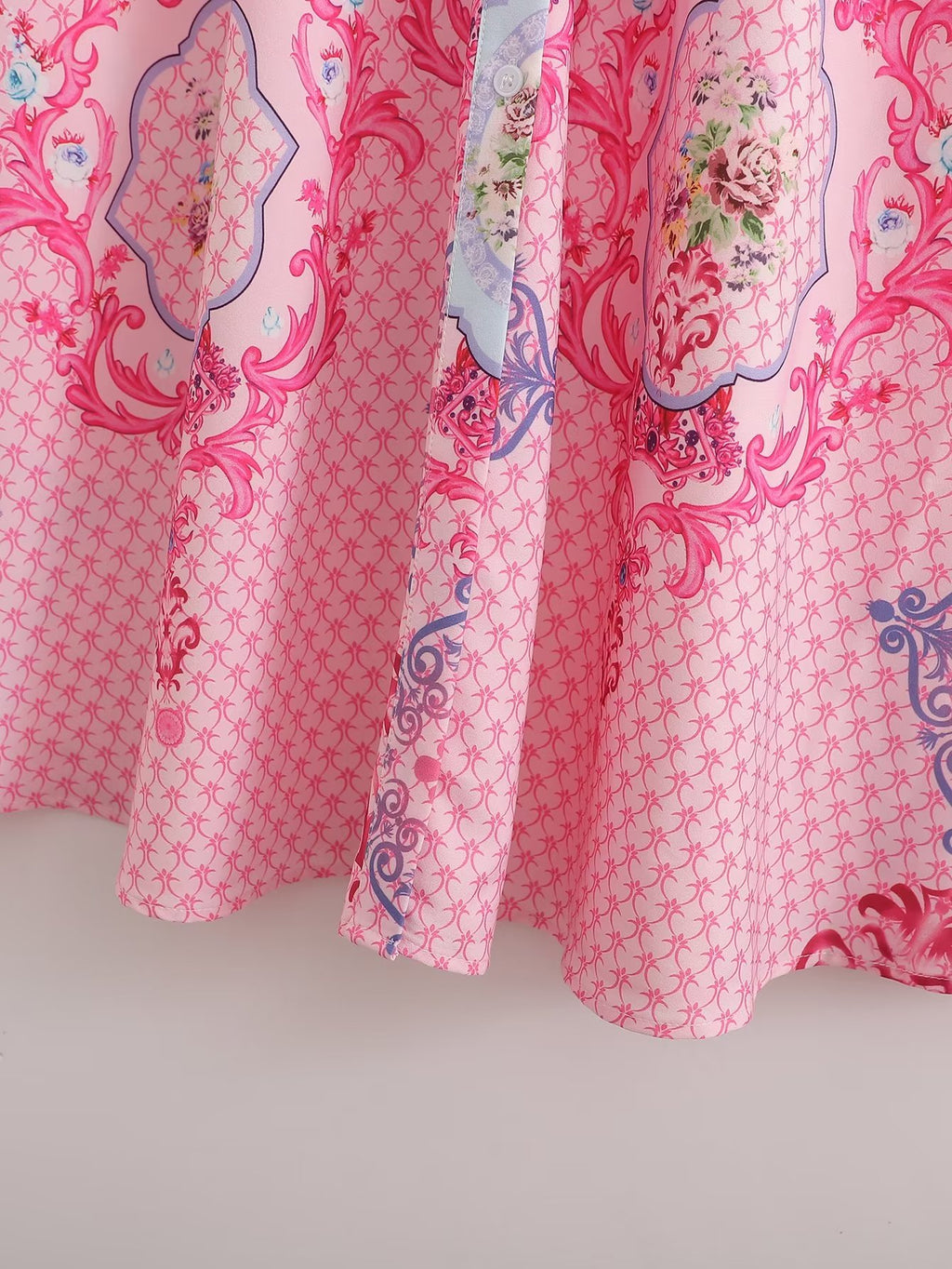 Robe longue imprimée Ra ample et décontractée pour femme