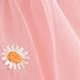 Spring Women Clothing French Square Collar Puff Sleeve Mesh Embroidered High Waist Slimming Dress