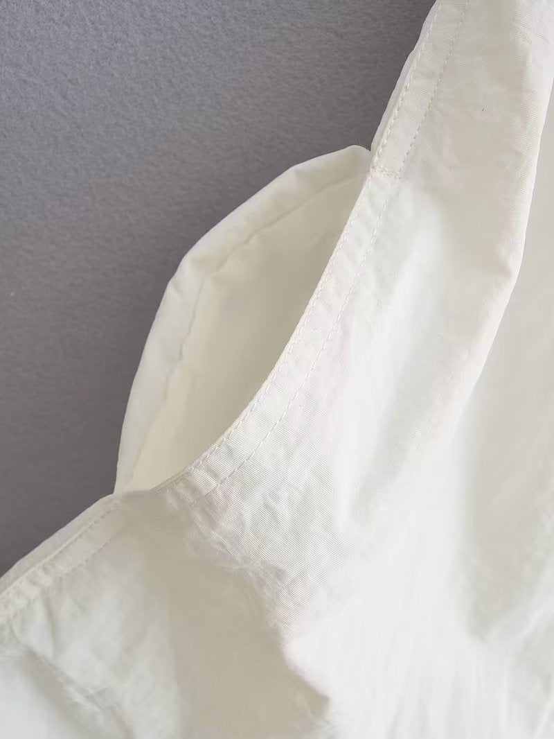 Robe courte blanche sexy dos nu en nylon pour femme, collection été femme