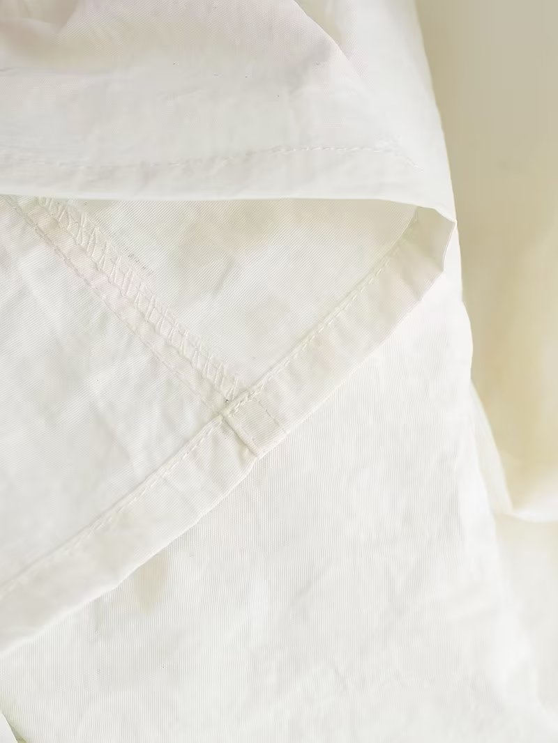 Robe courte blanche sexy dos nu en nylon pour femme, collection été femme