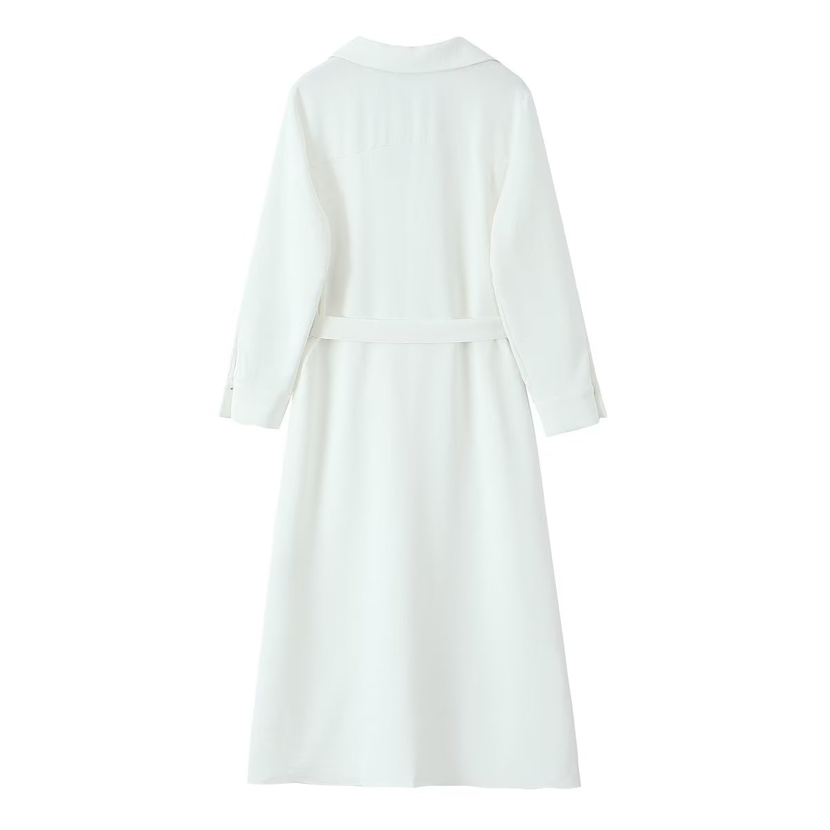 Popular Sexy Collared Long Sleeve Dress