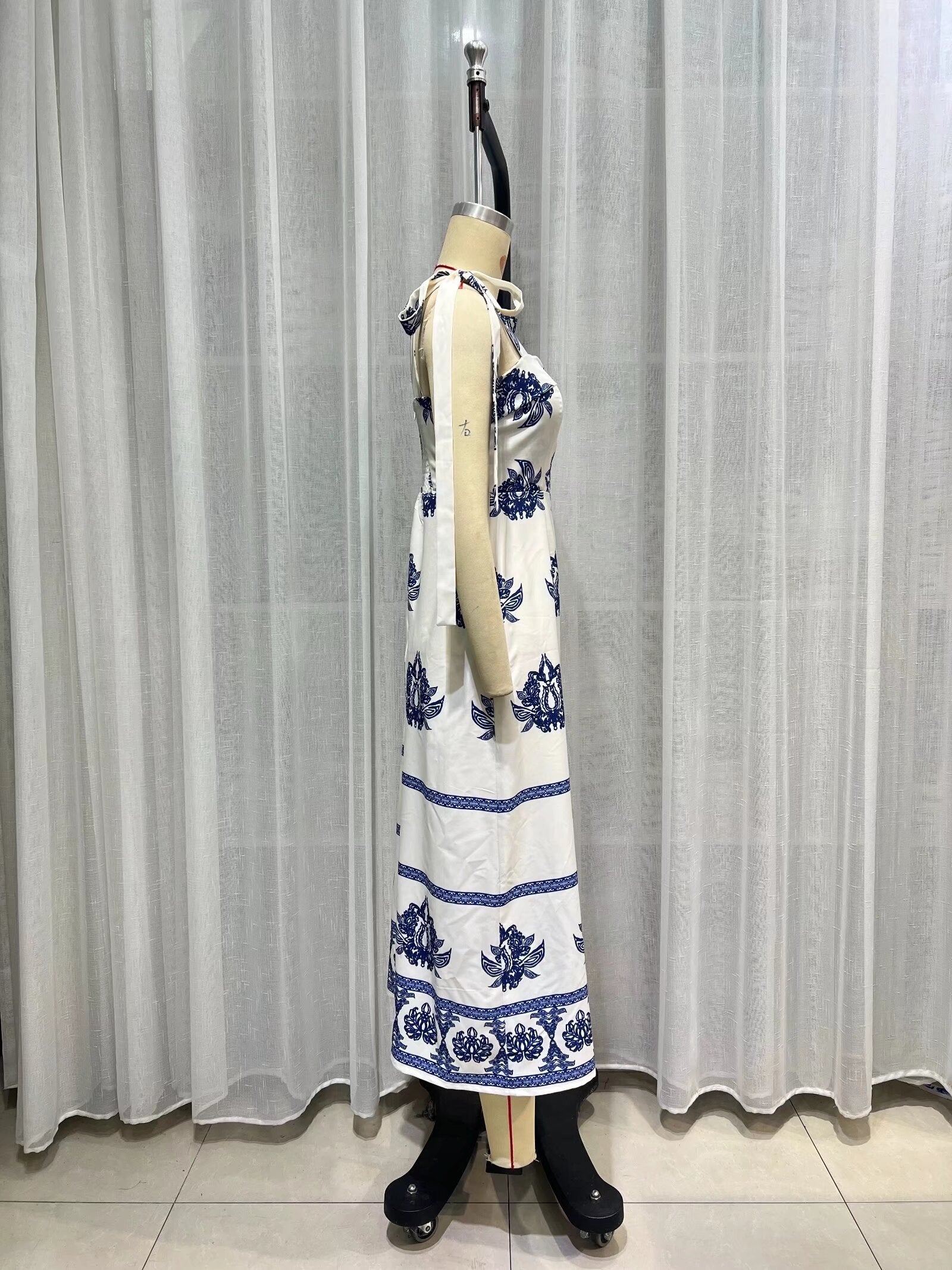 Summer Women V neck Ethnic Autumn Long Sleeve Elegant Embroidered Short Dress