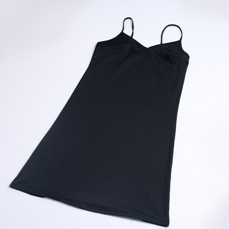 Conjunto de dos piezas largo con solapa y botonadura sencilla para mujer con vestido estampado de posicionamiento