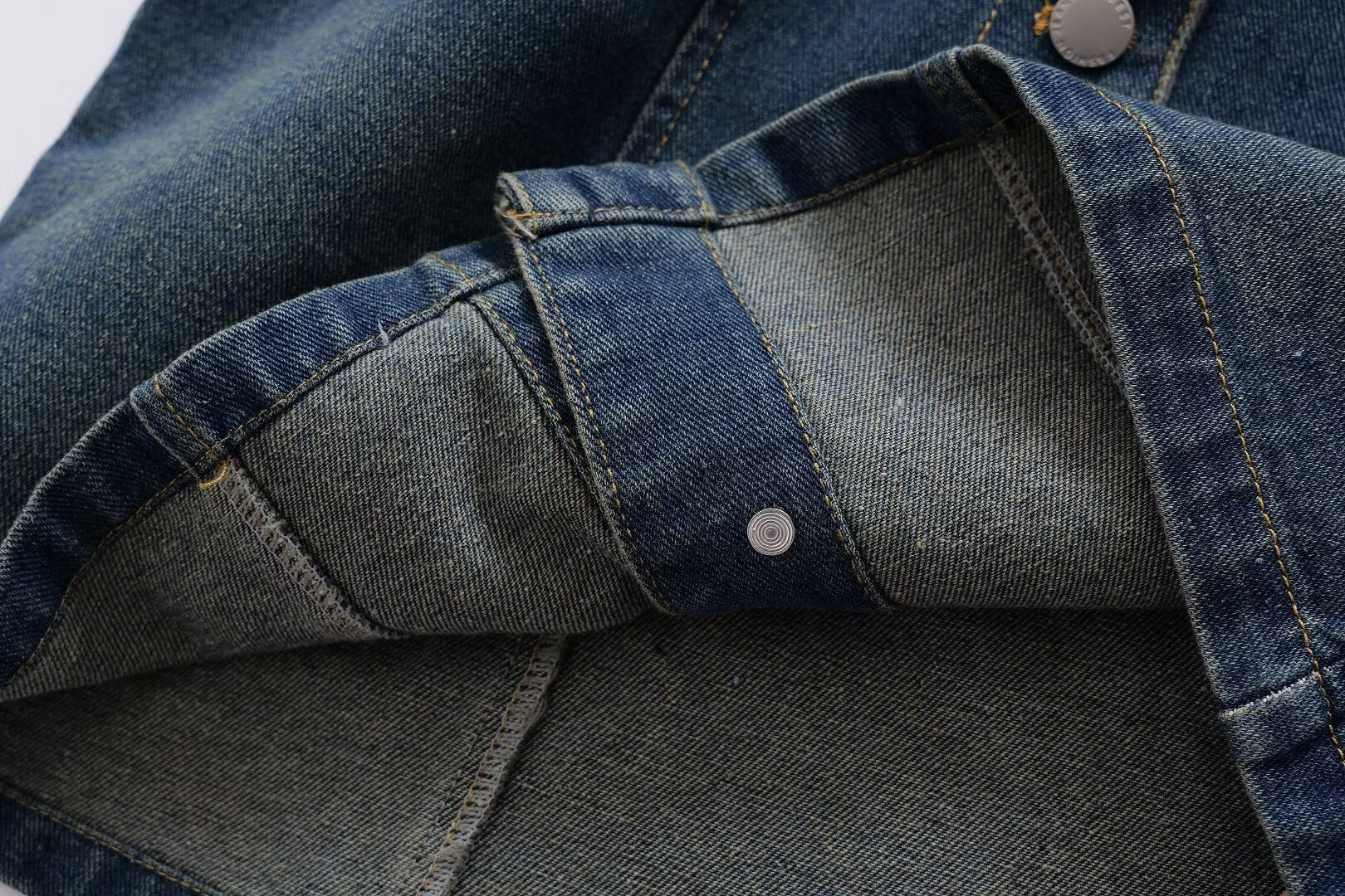 Vêtements pour femmes : Chemise polo sans manches à col polo, robe en jean décontractée et ample