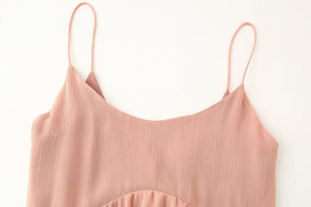 Robe moulante sexy dos nu ornée de décorations laminées pour femmes