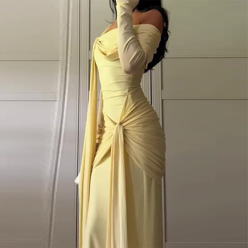 Vêtements pour femmes faits main, robe tricotée classique, décontractée et tendance