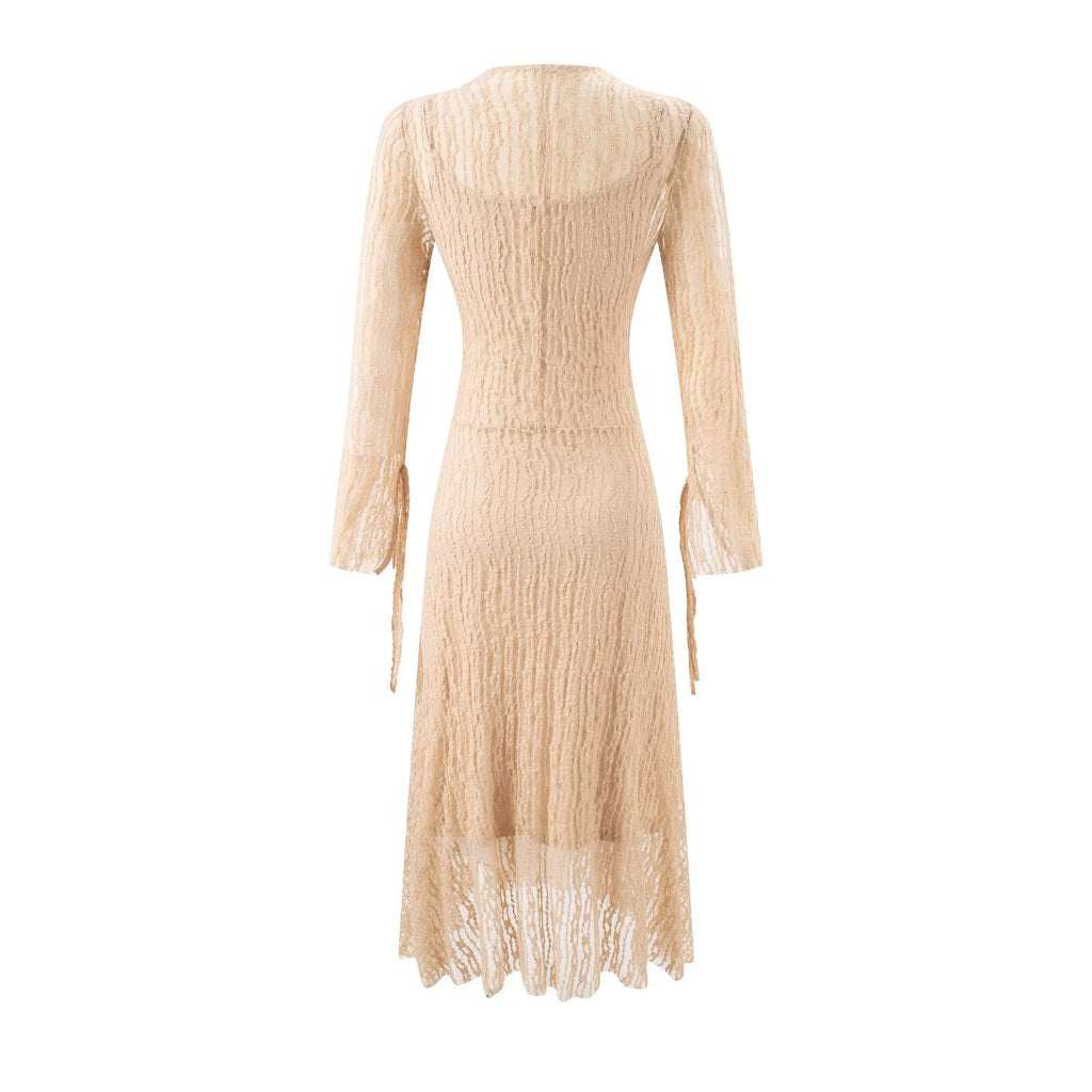 Robe d'été vintage décontractée à bretelles cordon pour femme adulte, mettant en valeur la silhouette