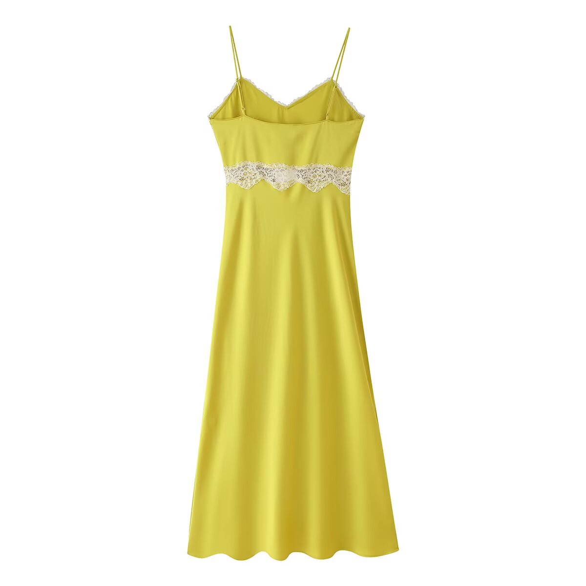 Women Clothing Summer Lace Sling Midi Dress