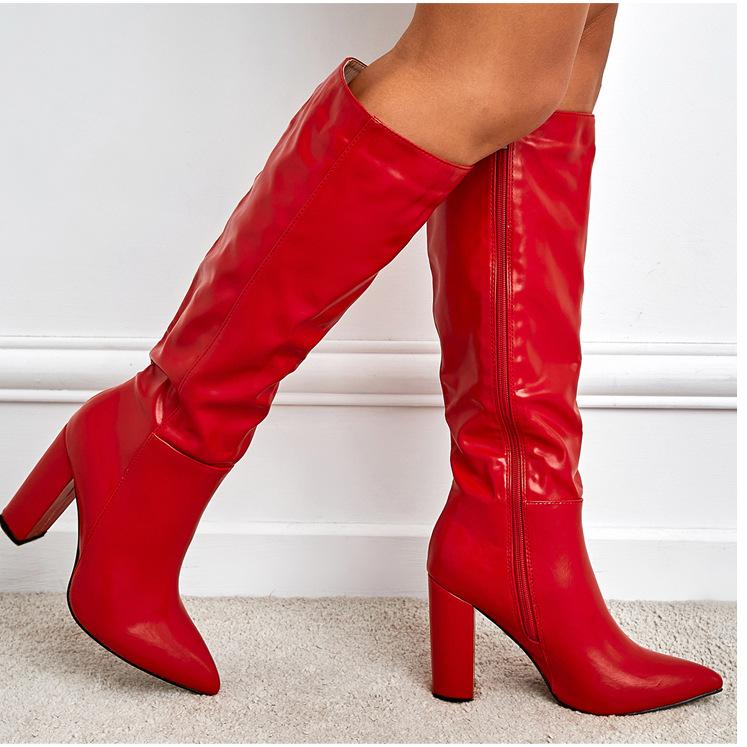 Boots Side Zipper Outdoor Street Women Boots