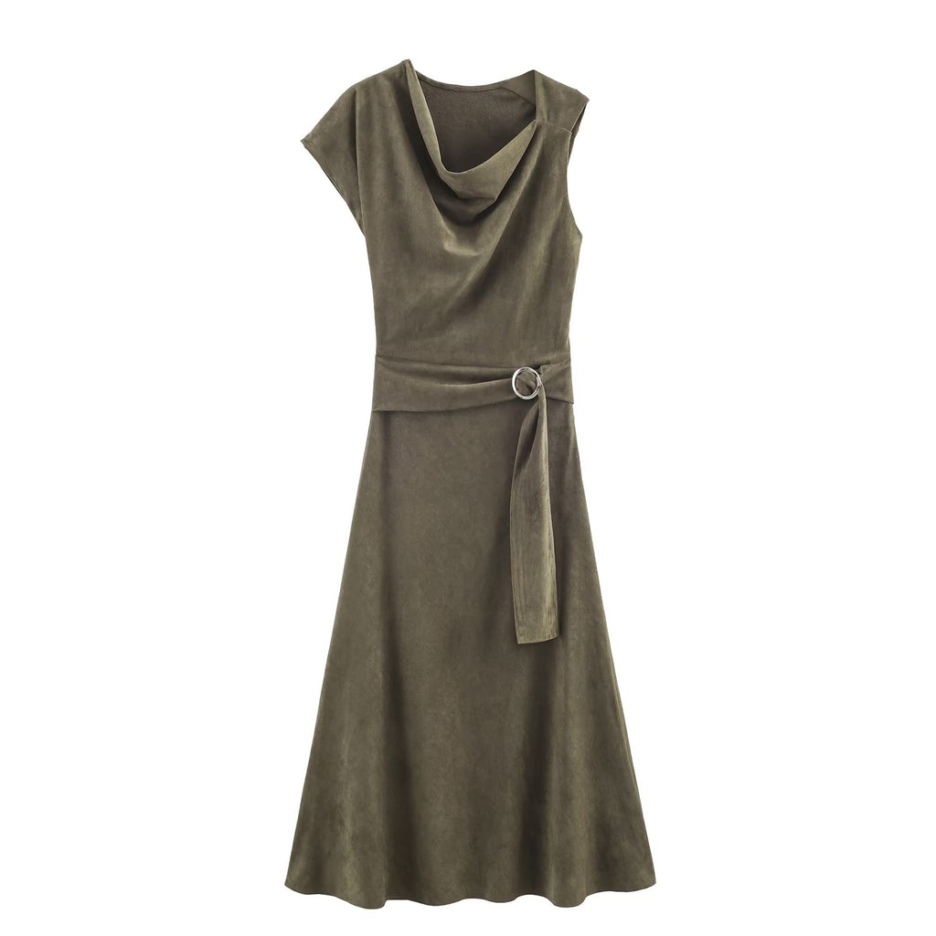 Ropa de mujer en Vestido asimétrico efecto ante
