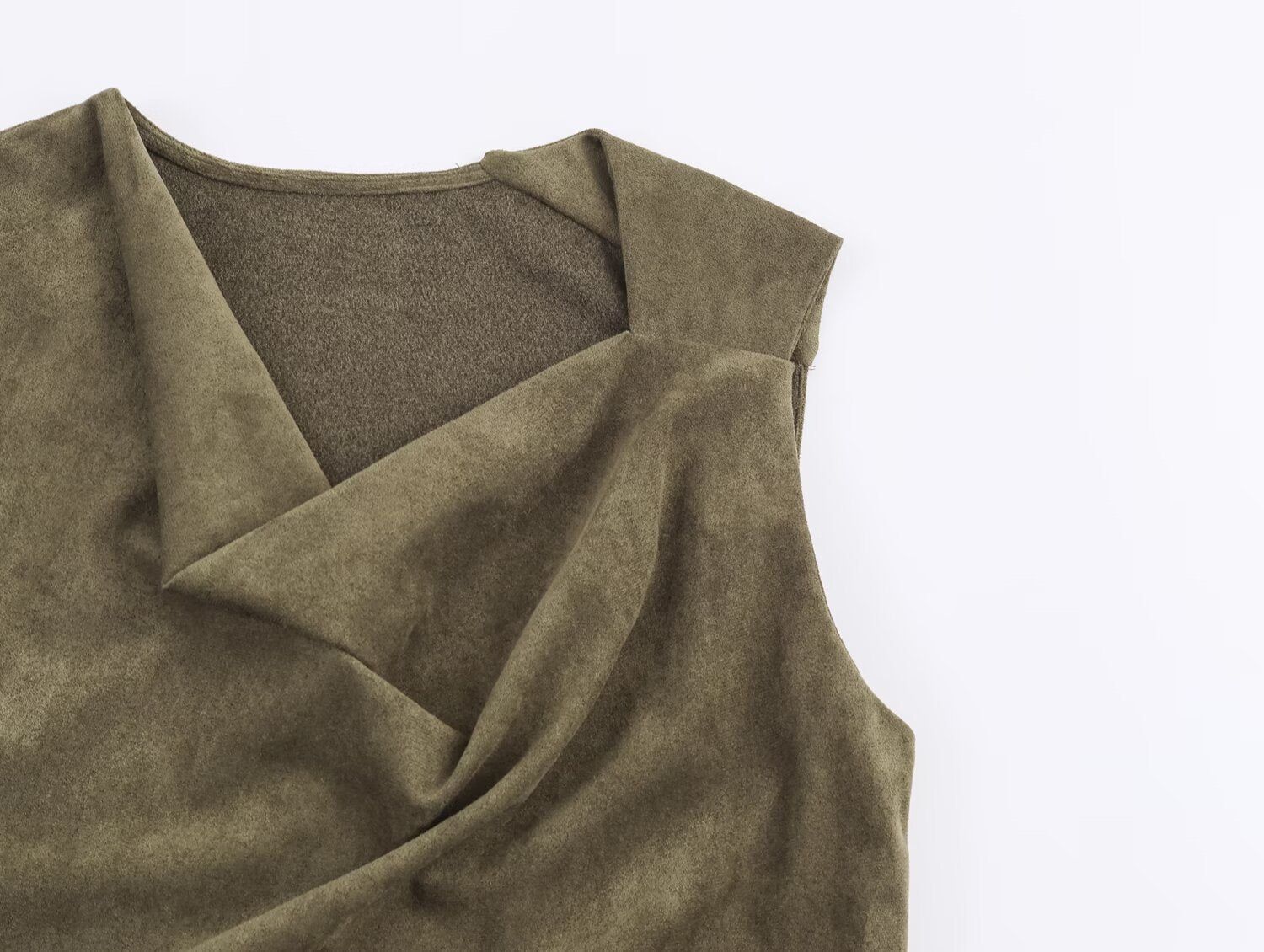 Ropa de mujer en Vestido asimétrico efecto ante