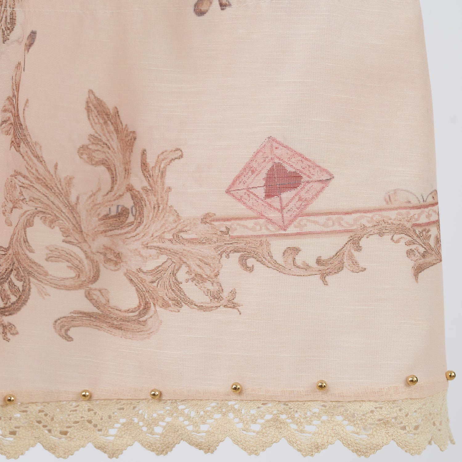 Vestido largo de verano con cuello alto y botones estampados para mujer