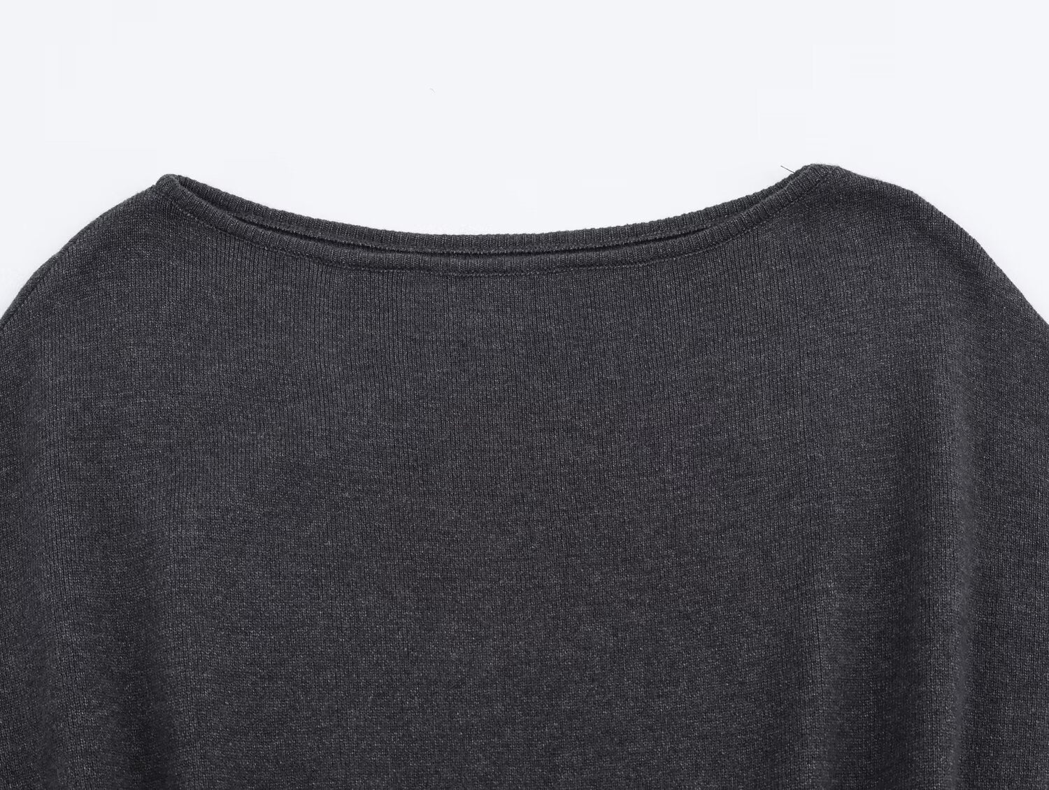 Vestido de punto de longitud media para mujer con cinturón