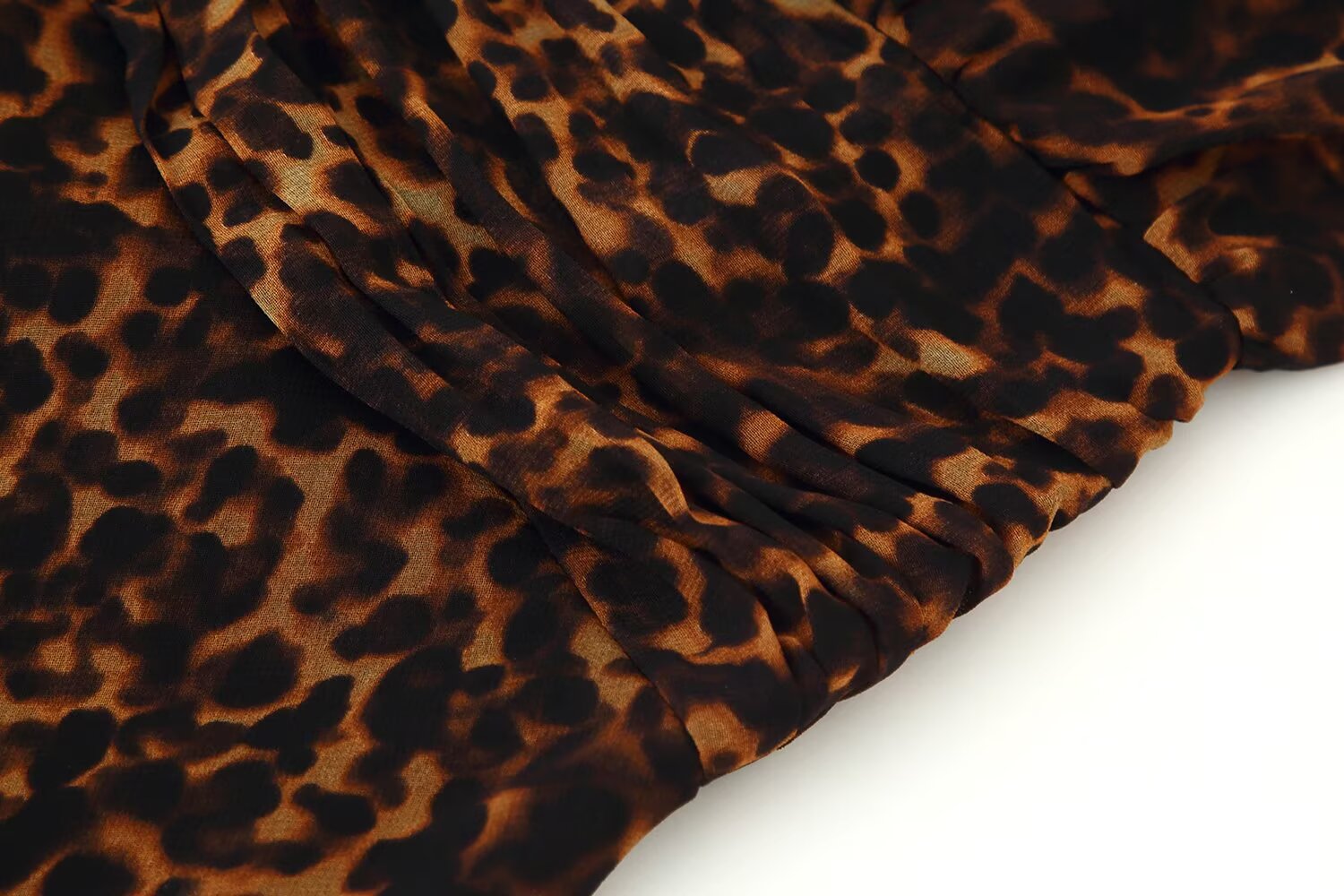 Women Clothing Autumn Lightly Mature Animal Print Midi Strap Dress