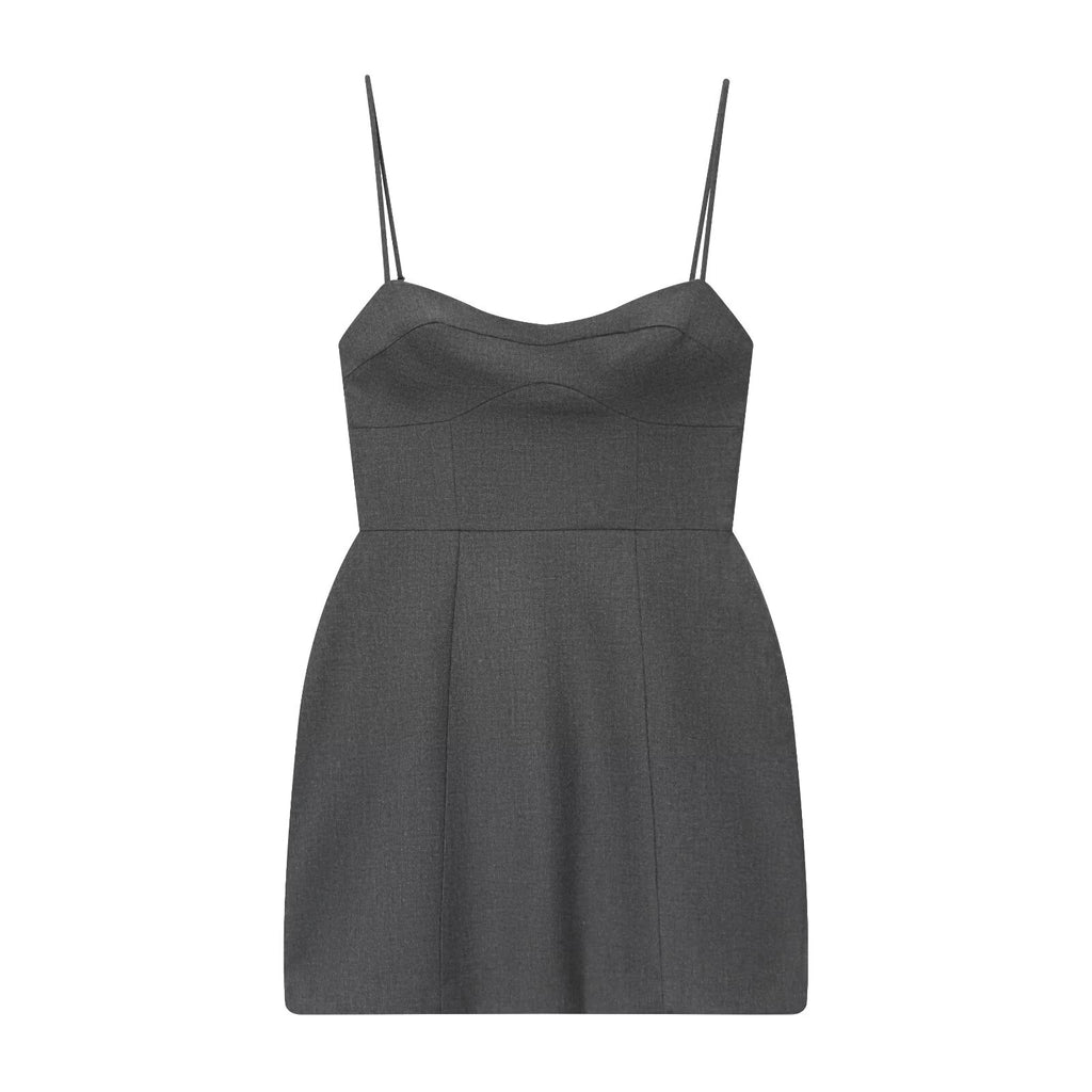 Vestido de tirantes sexy y dulce de otoño