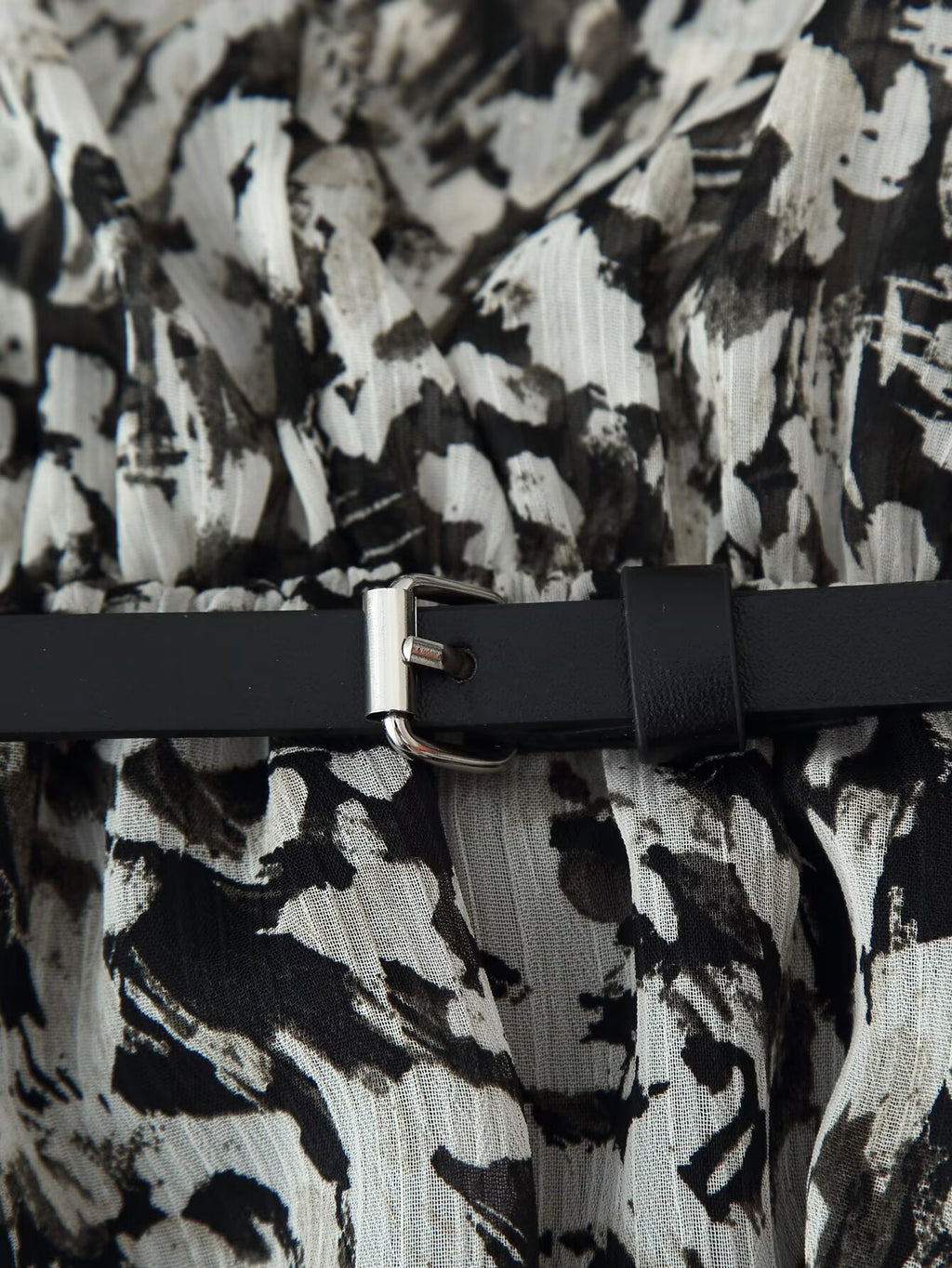 Women Clothing Western with Belt Printed Mini Dress