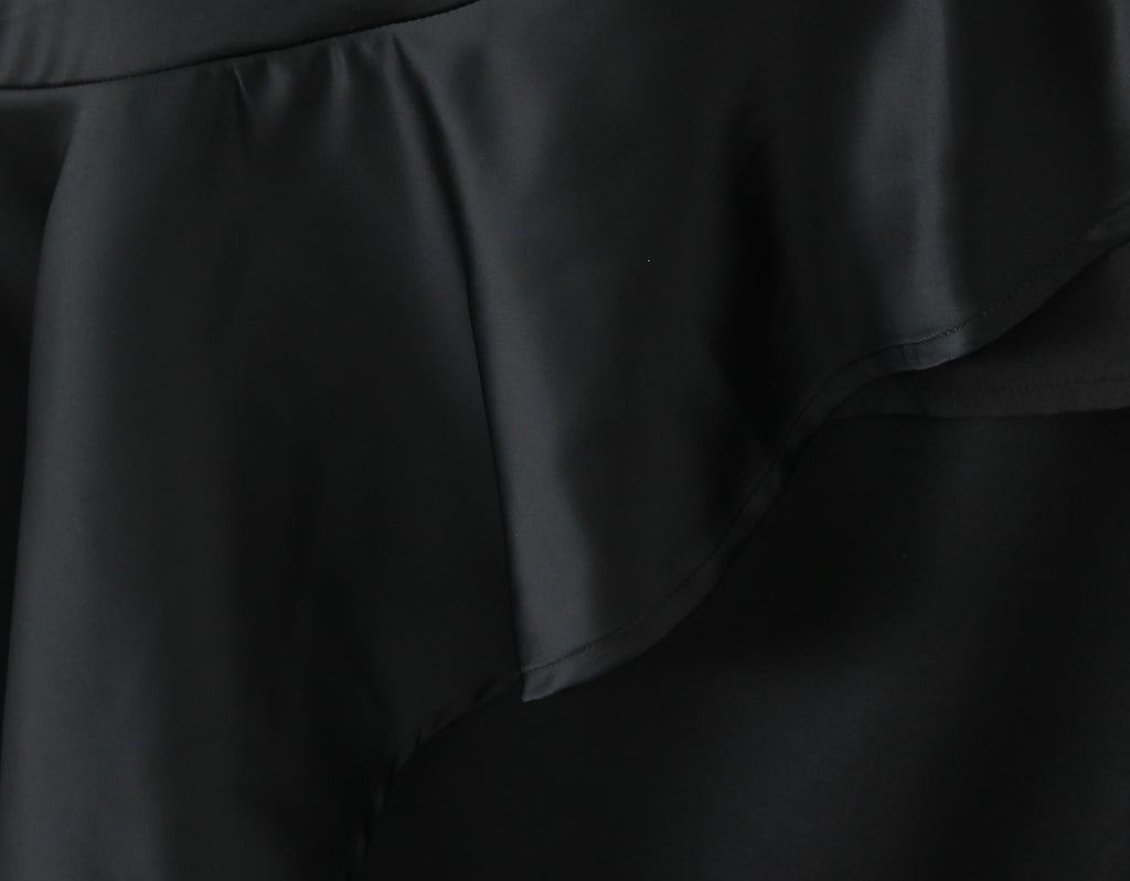 Women Clothing Fashionable Western Irregular Asymmetric Sexy Split Dress
