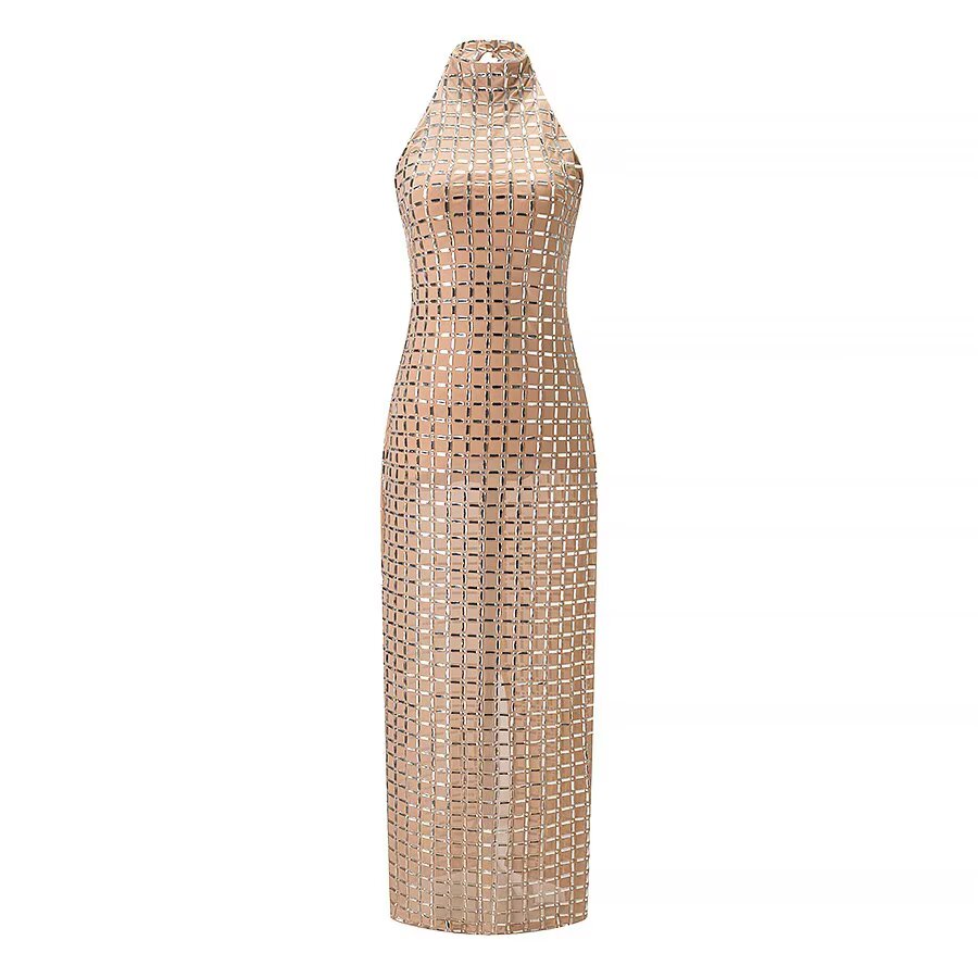 Vestido de malla de invierno para mujer