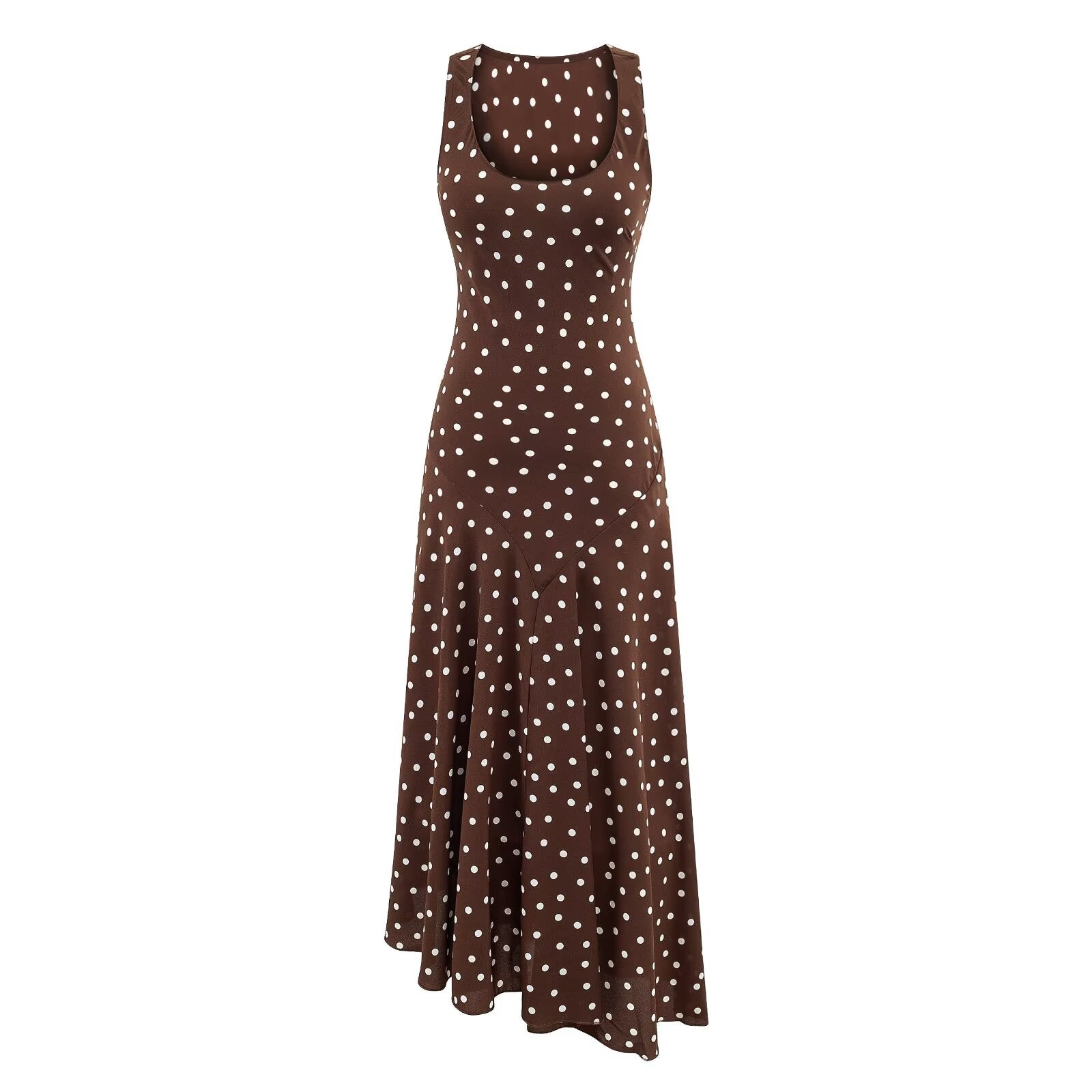 Coffee-Color with Polka Dot