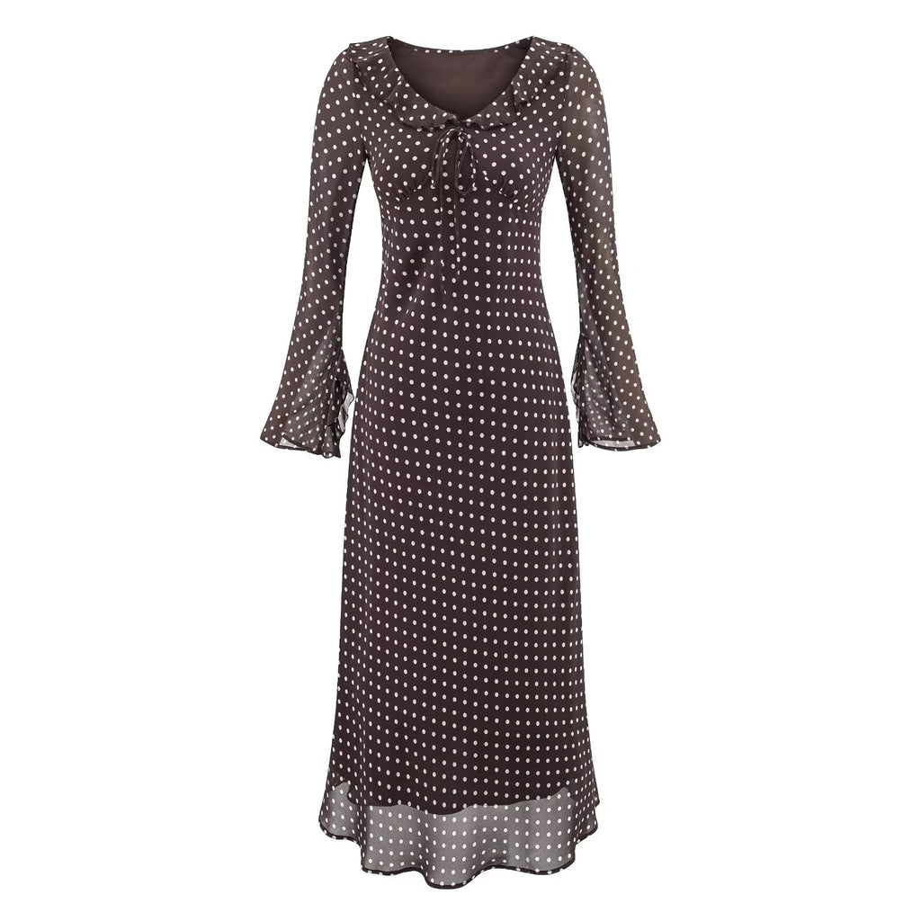 Coffee-Color with Polka Dot