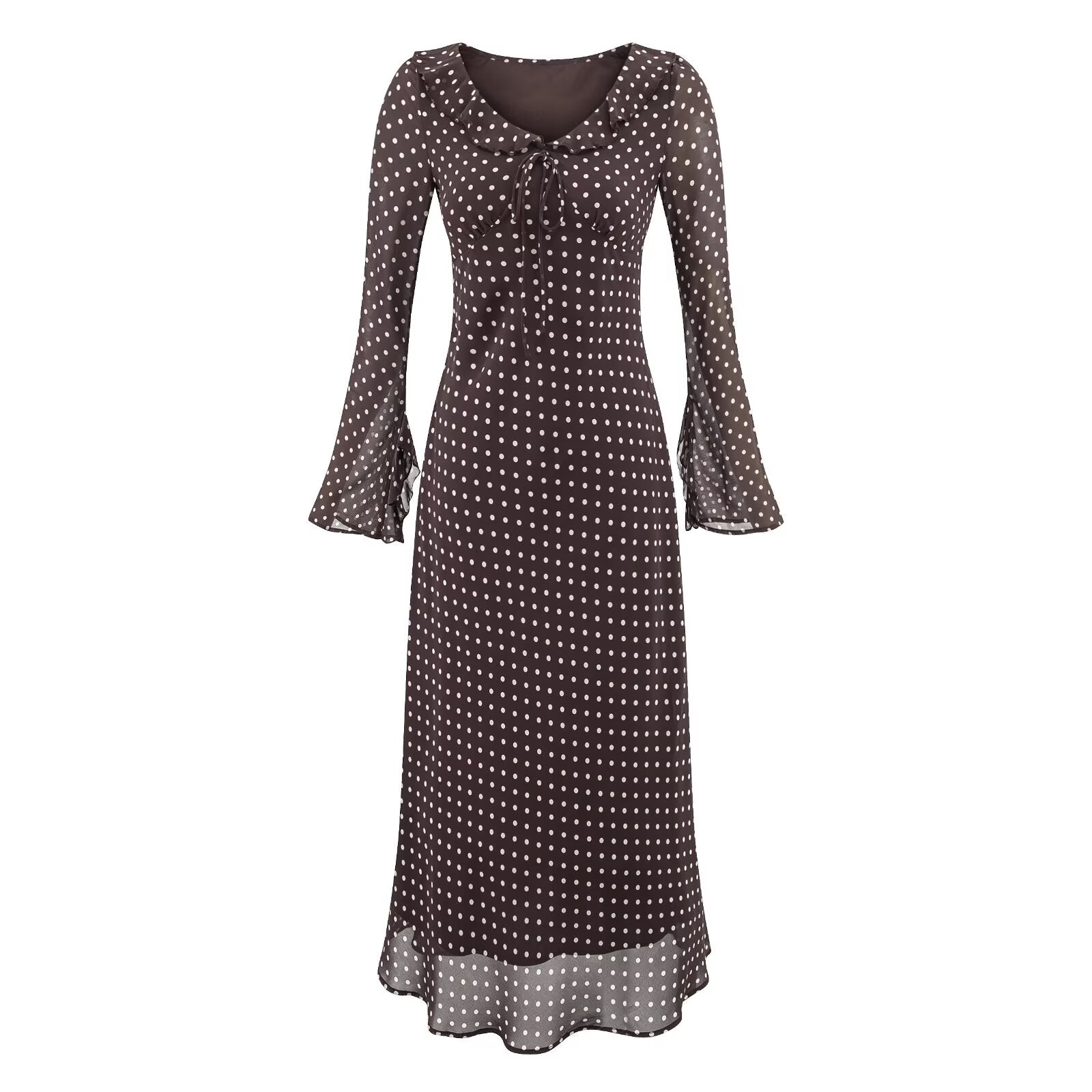 Coffee-Color with Polka Dot