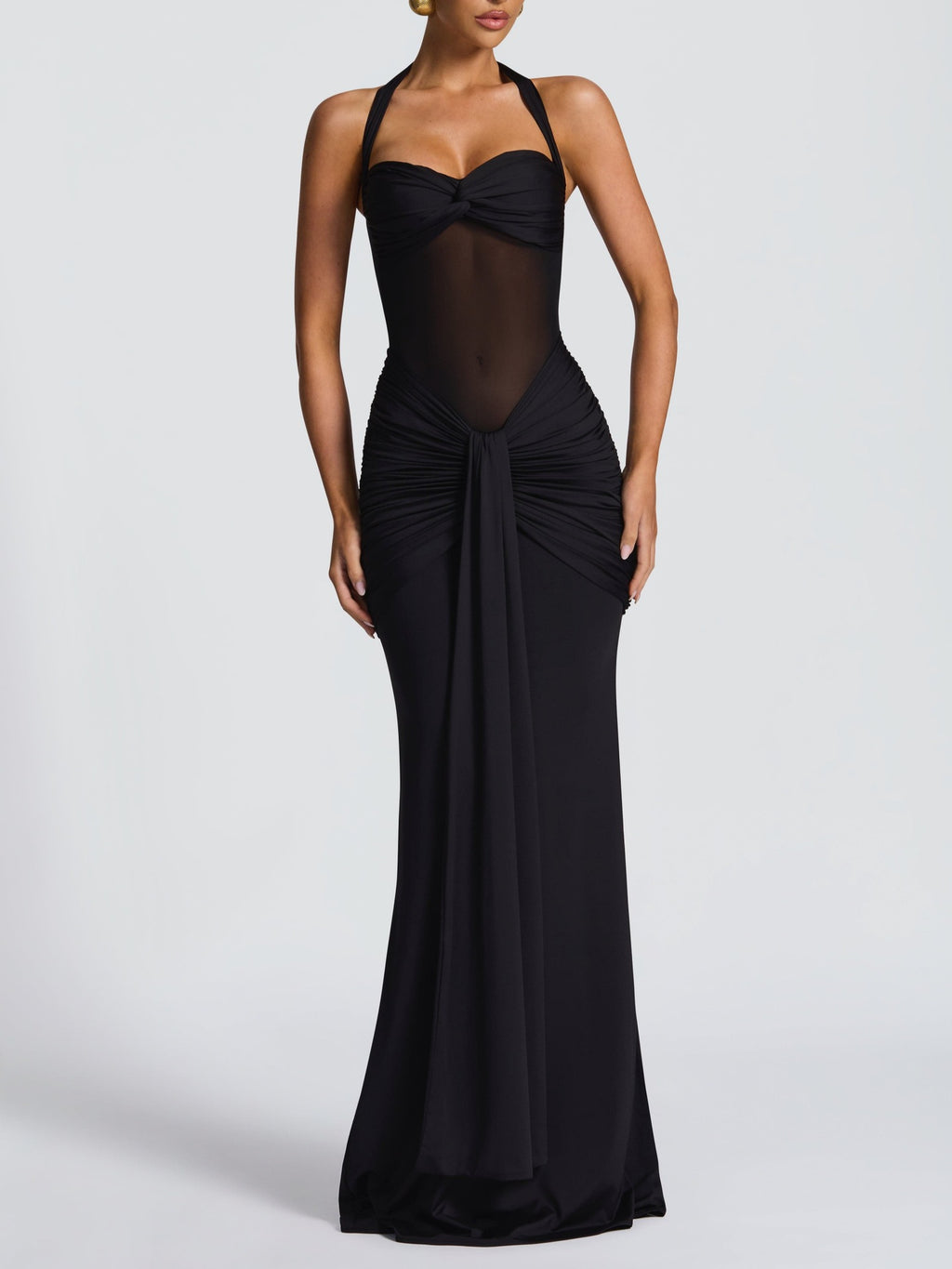 Robe dos nu sexy d'été pour femme, coutures apparentes, style sexy.