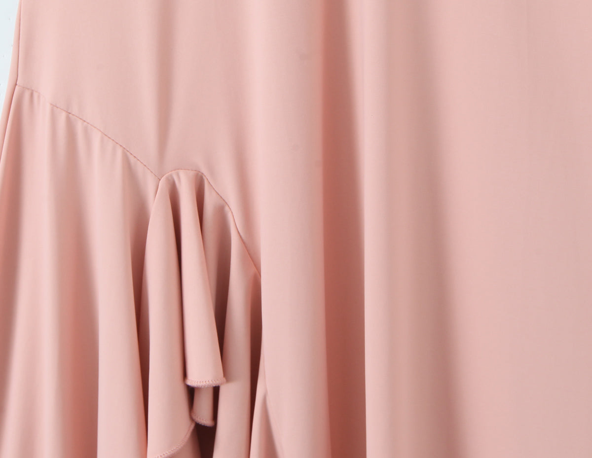 Robe d'été pour femme, ourlet asymétrique irrégulier, dos nu et col pendant