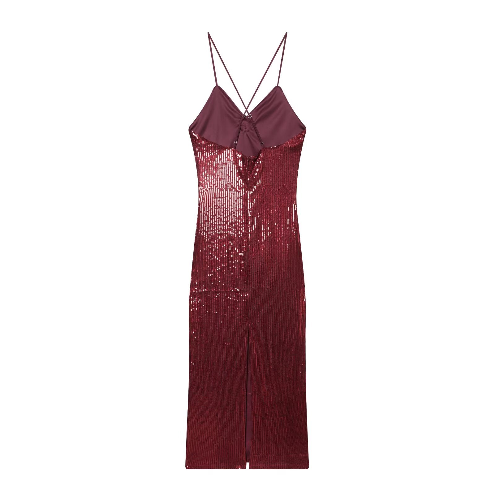 Robe à bretelles à sequins haut de gamme pour femme, un best-seller pour l'été