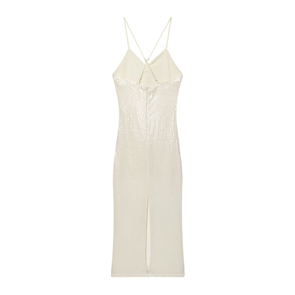 Robe à bretelles à sequins haut de gamme pour femme, un best-seller pour l'été