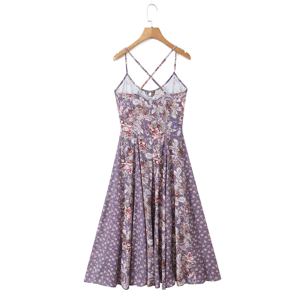 Vestido de verano para mujer, informal, ajustado, con tirantes y retazos