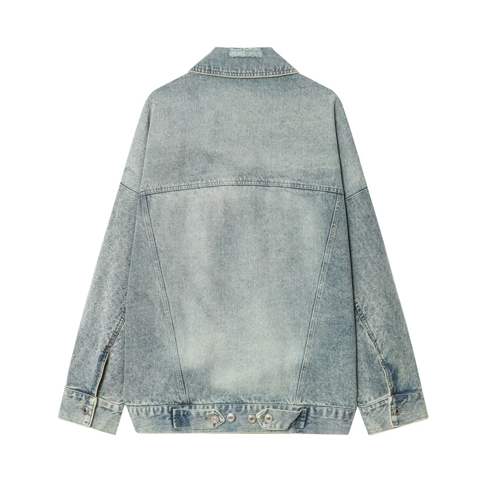 Veste en jean ample et décontractée pour femme