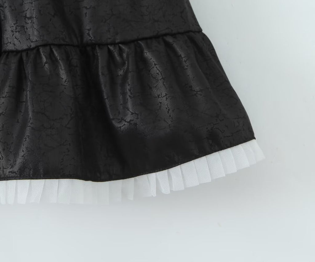 Black Sleeveless Dress Women Summer Design Waist Slimming Cocktail Dress