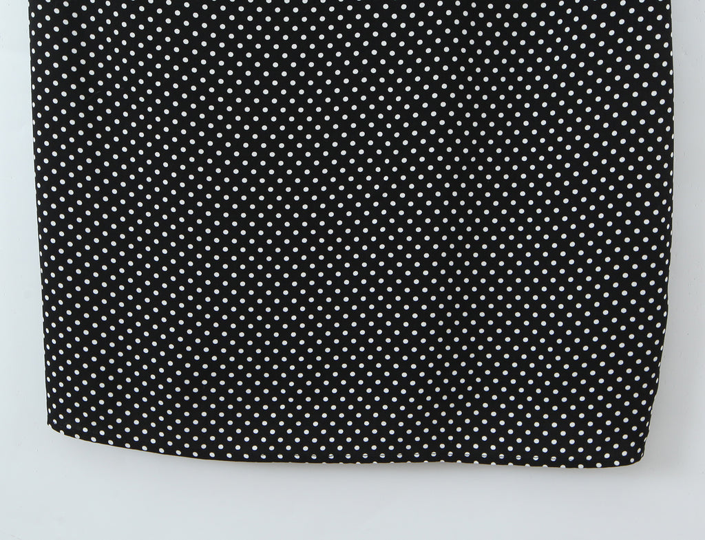 French Polka Dot Brace Maxi Dress Retro Sexy Slim V neck Lace Stitching Dress for Women Early Spring