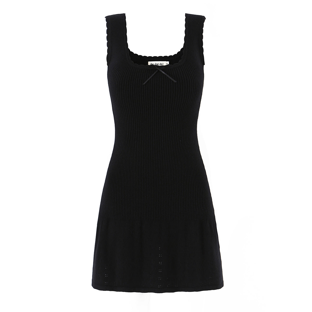Black Knitted Dress
