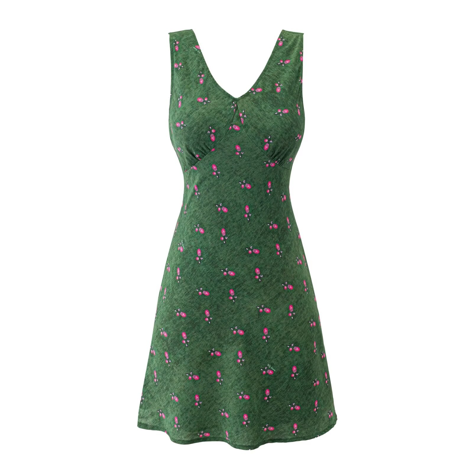 Green and floral pattern