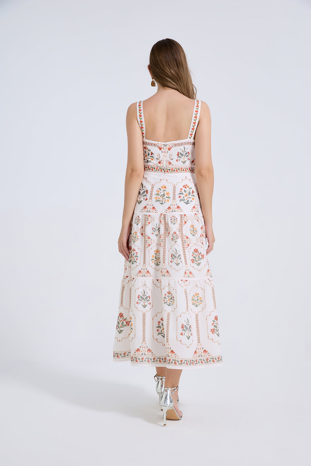 Women Summer Elegant Printing A Line Dress