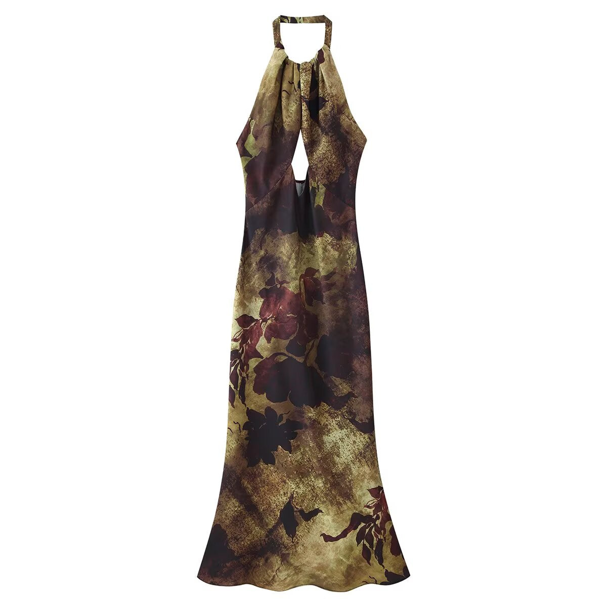 Summer Women Clothing Sexy Printed Halter Dress