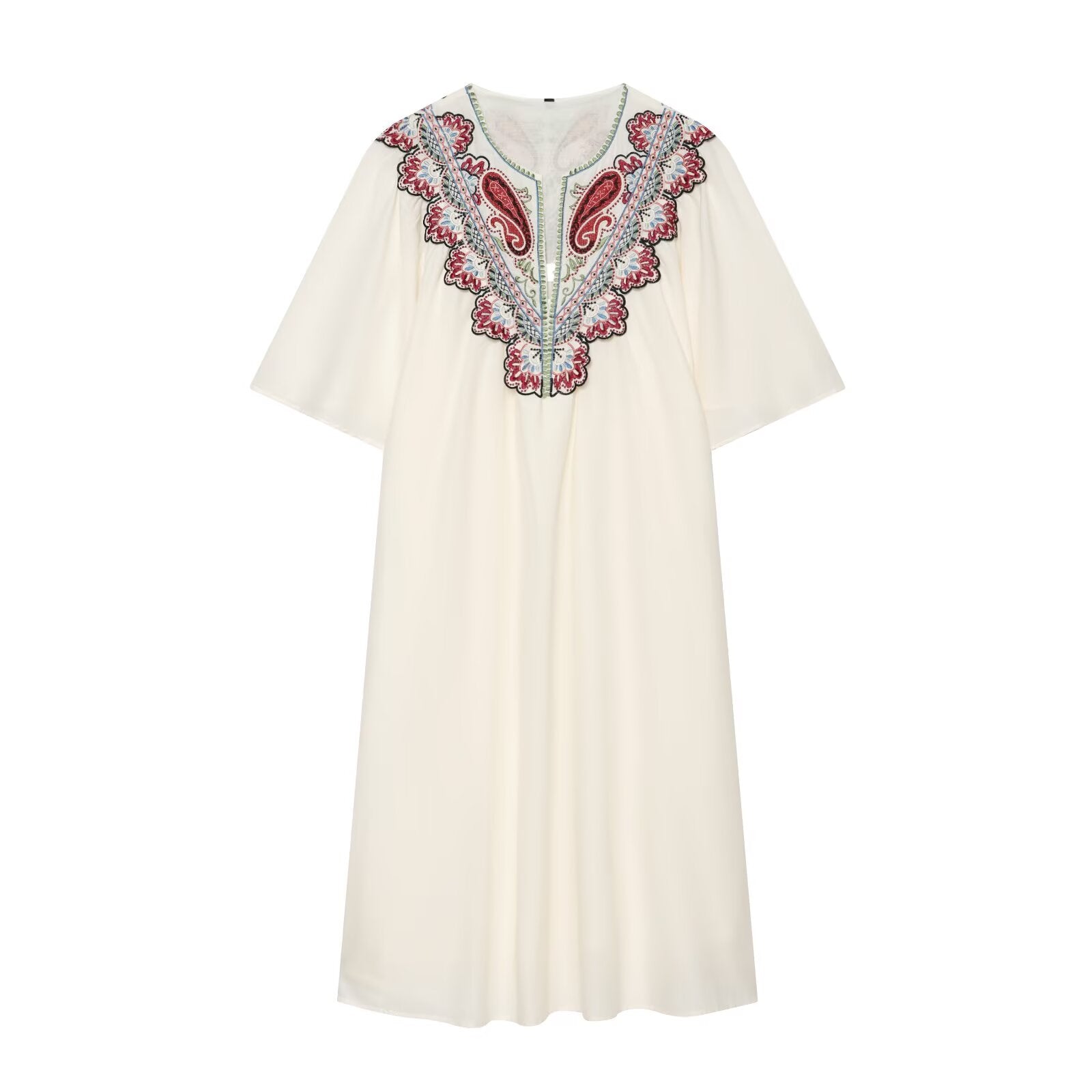Women Clothing Summer Holiday Casual Loose Midi Dress