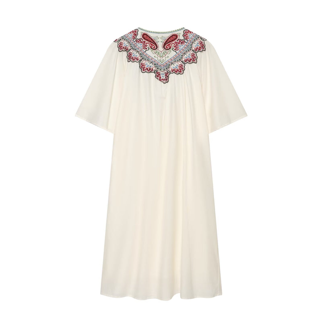 Women Clothing Summer Holiday Casual Loose Midi Dress