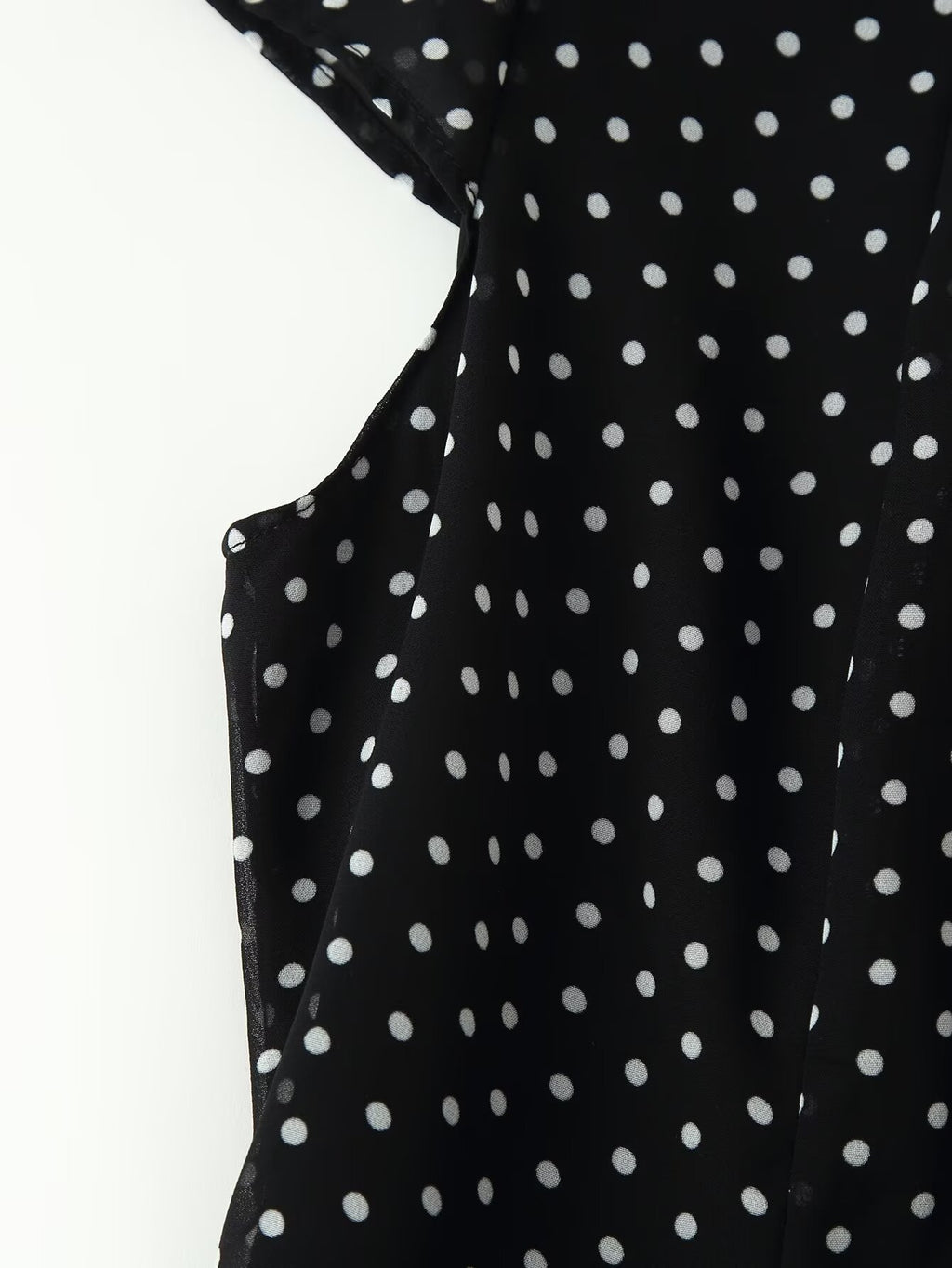 Vestido de lunares con control de cintura para mujer
