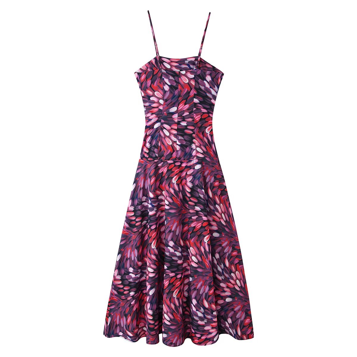 Robe longue ample imprimée, sexy, avec ceinture, pour femme, collection automne