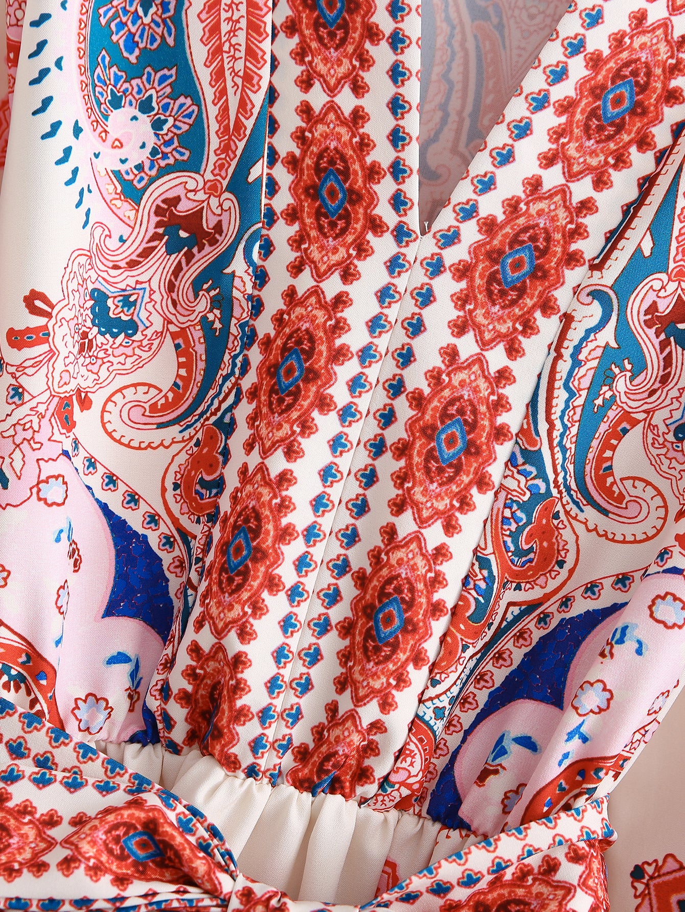 Spring Autumn New Women Clothing Fashion Long Sleeve V-Neck Positioning Print Dress