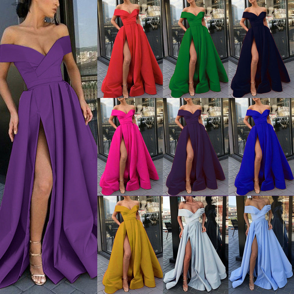 Women Dress Dress Summer Dress Deep V Plunge neck Satin Multicolor Dress