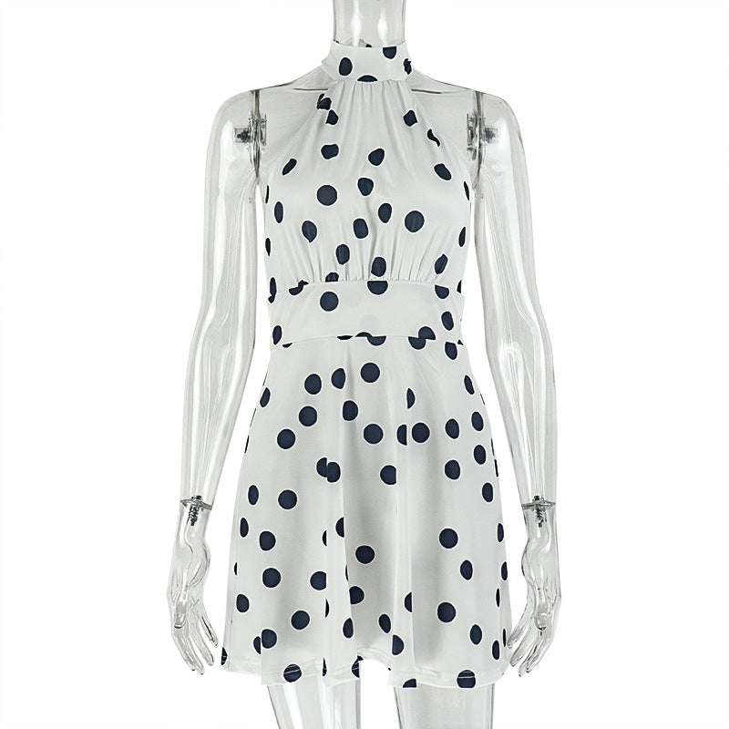 White Polka Dot