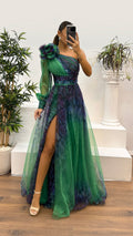 blackish green