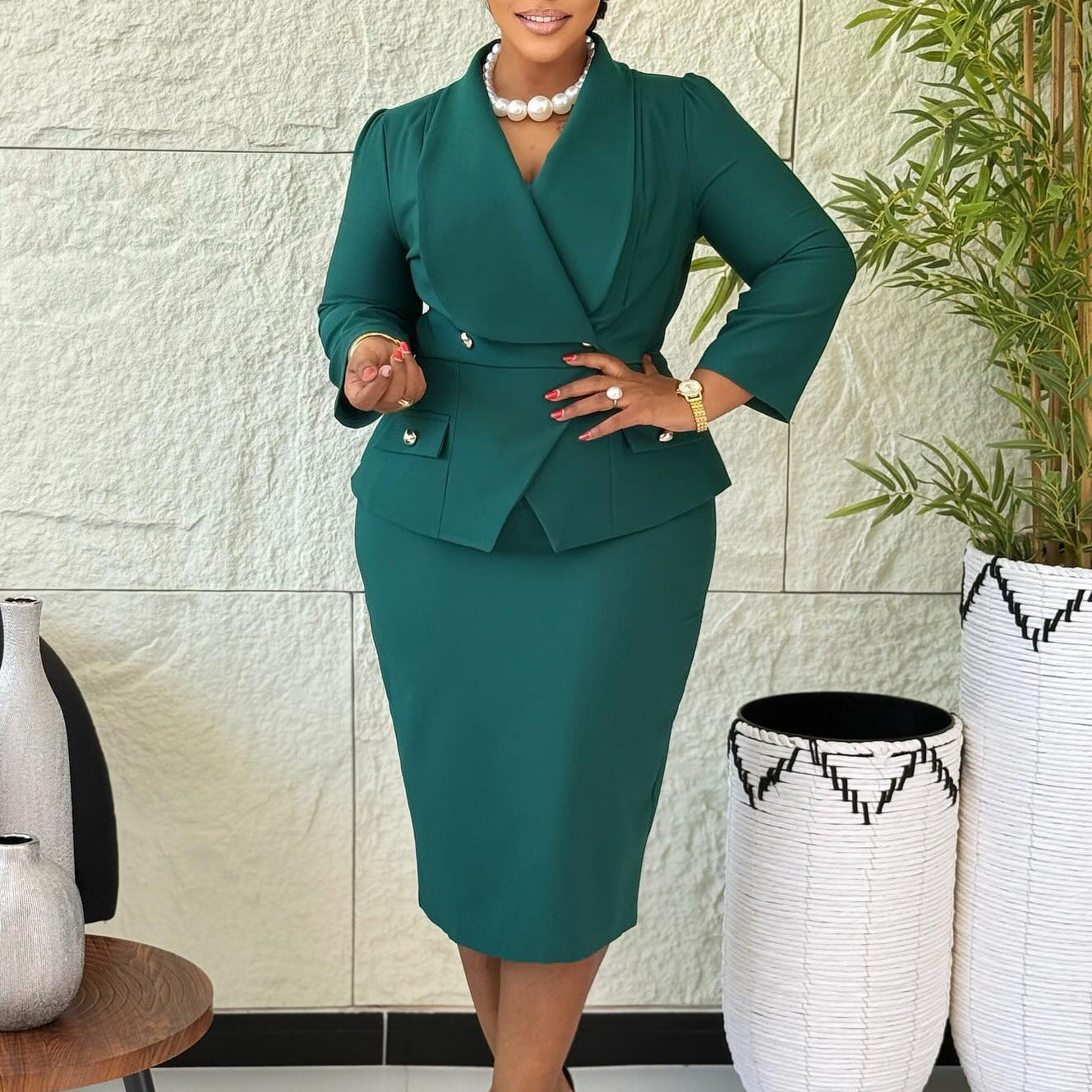 Peacock green
